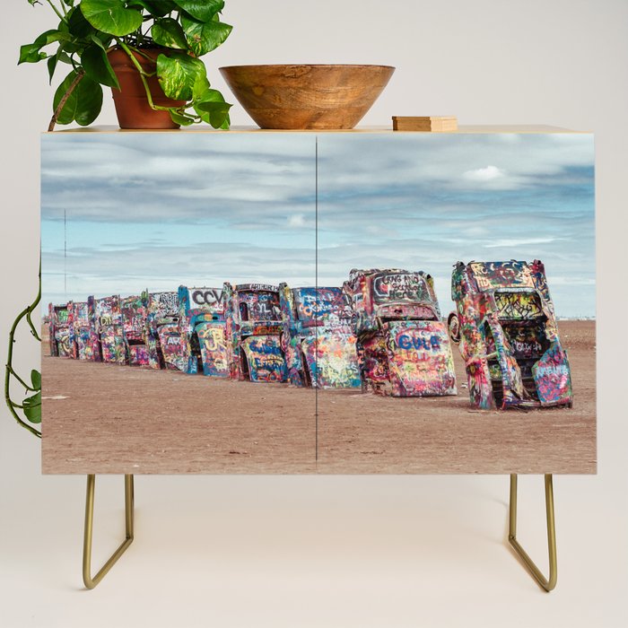 Retro Road Trip Texas Credenza Gallery Image 1