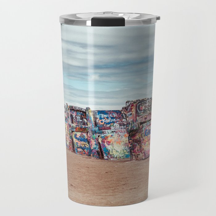 Retro Road Trip Texas Travel Mug