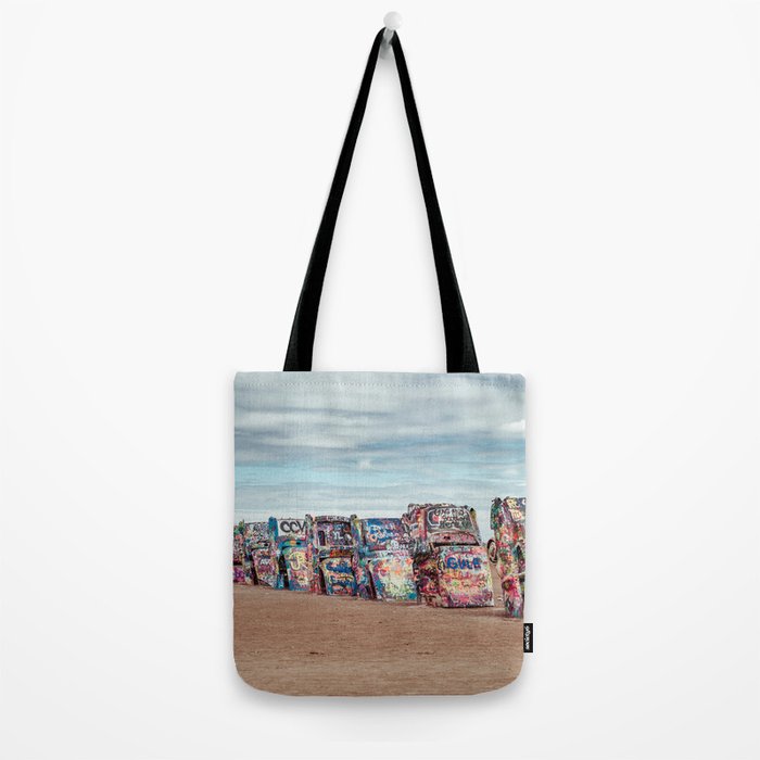 Retro Road Trip Texas Tote Bag Gallery Image 2