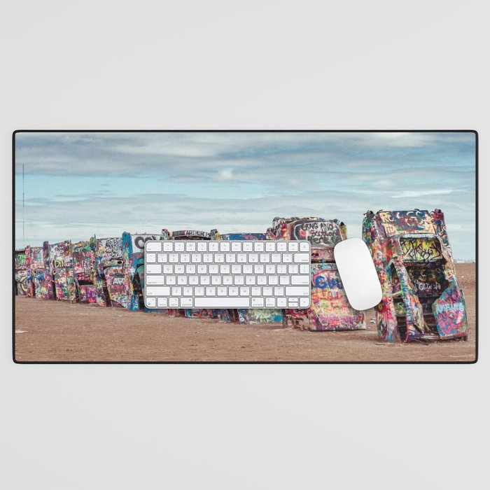 Retro Road Trip Texas Desk Mat Gallery Image 1