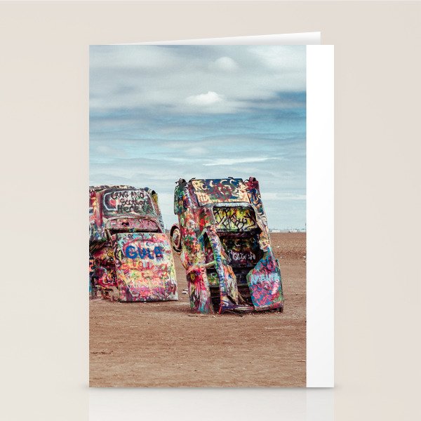 Retro Road Trip Texas Stationery Card Gallery Image 1