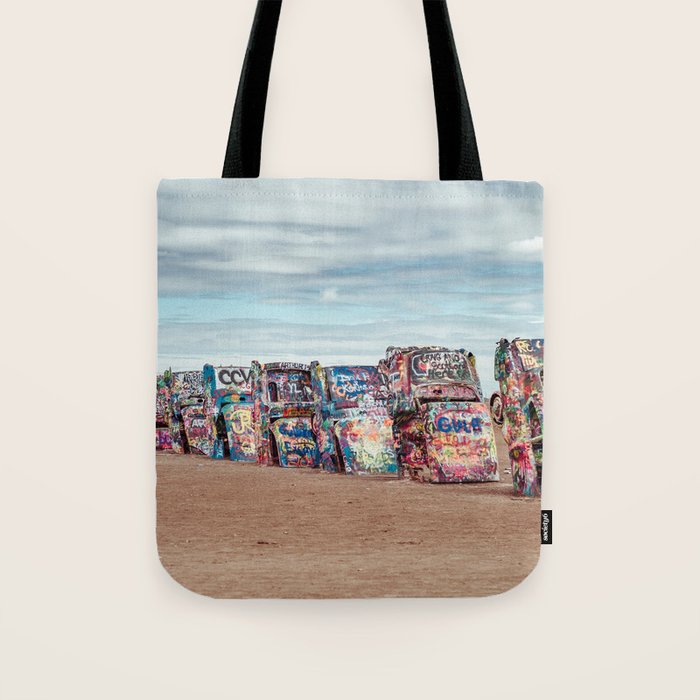 Retro Road Trip Texas Tote Bag Gallery Image 1