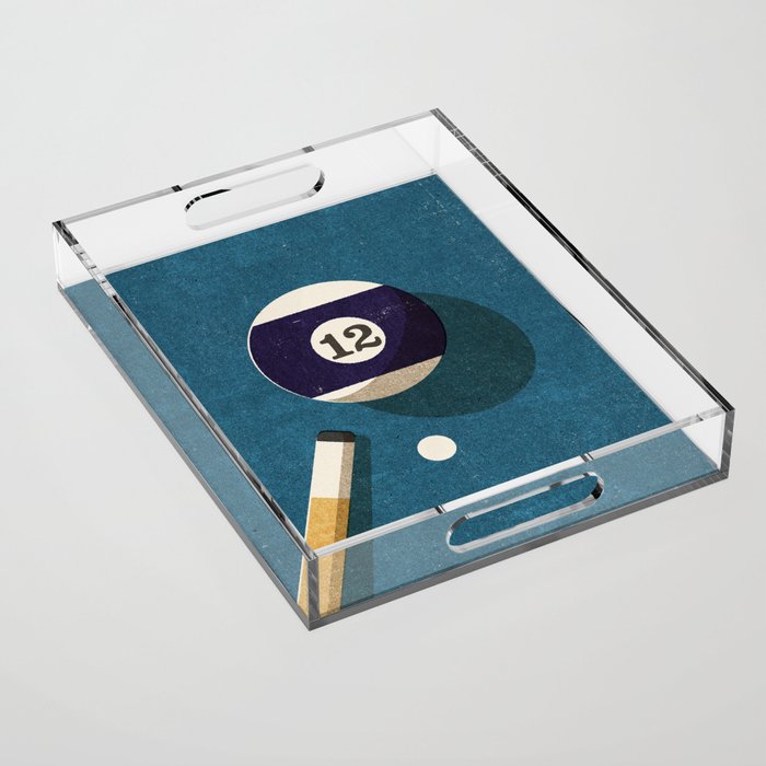 BILLIARDS / Ball 12 Acrylic Tray Gallery Image 1