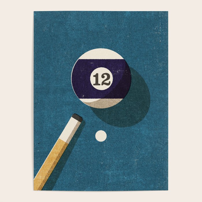 BILLIARDS / Ball 12 Poster Gallery Image 4
