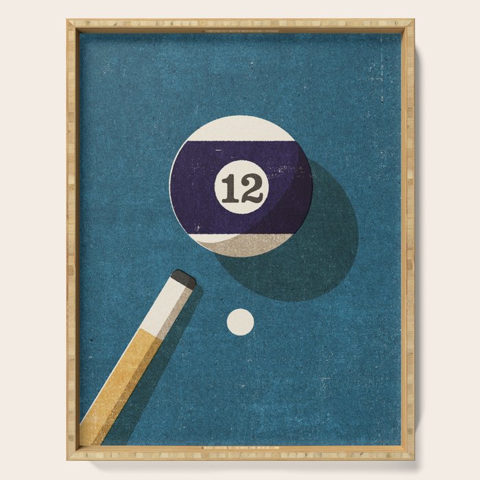BILLIARDS / Ball 12 Serving Tray Gallery Image 1