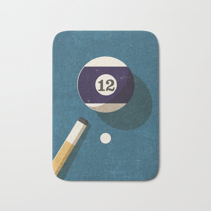 BILLIARDS / Ball 12 Bath Mat Gallery Image 1