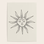 Boho Sun Drawing V Poster Gallery Image 4