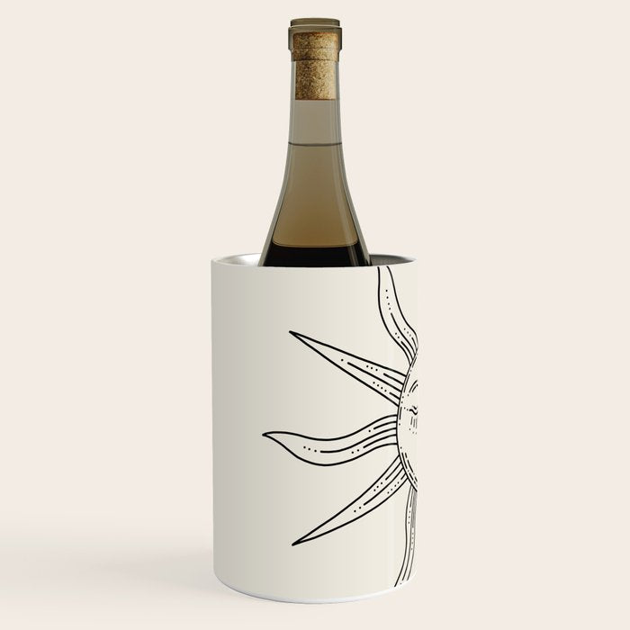 Boho Sun Drawing V Wine Chiller Gallery Image 2