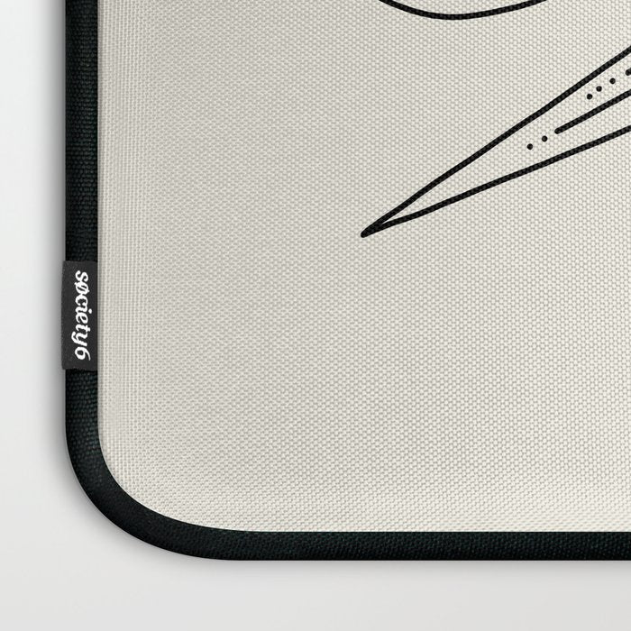 Boho Sun Drawing V Laptop Sleeve Gallery Image 3