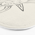 Boho Sun Drawing V Bath Mat Gallery Image 3