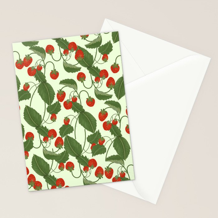 Strawberry Fields Stationery Card Gallery Image 2