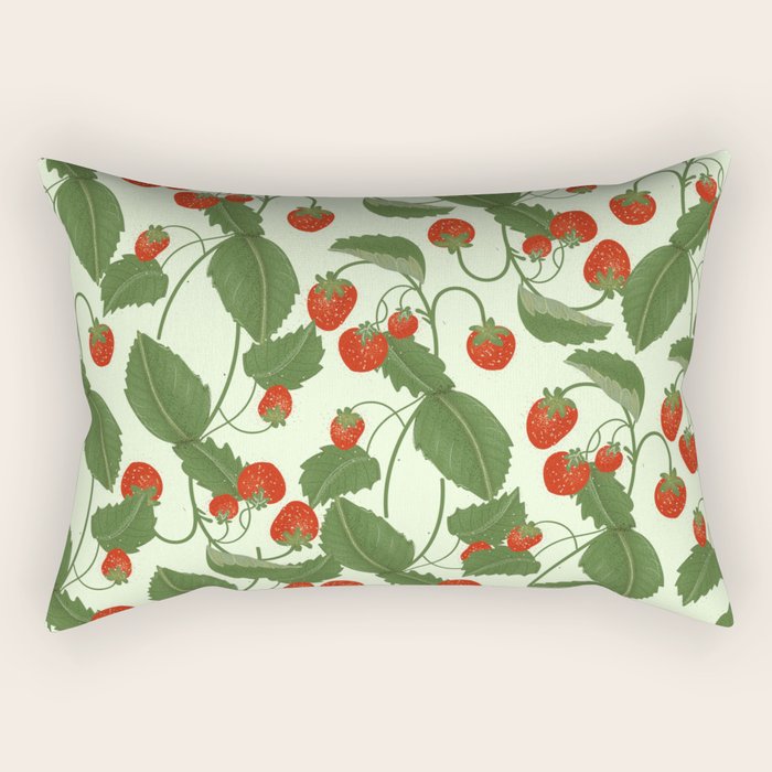 Strawberry Fields Rectangular Pillow Gallery Image 2