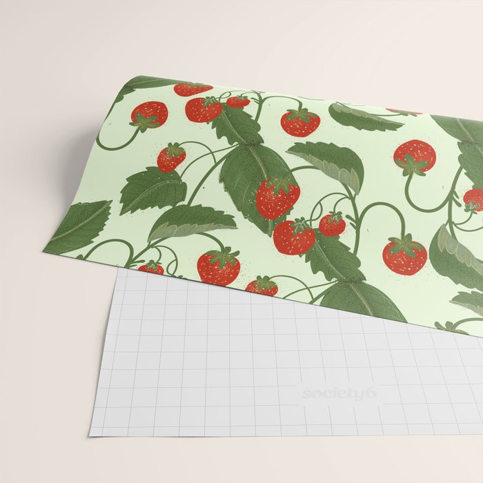 Strawberry Fields Wrapping Paper Gallery Image 2