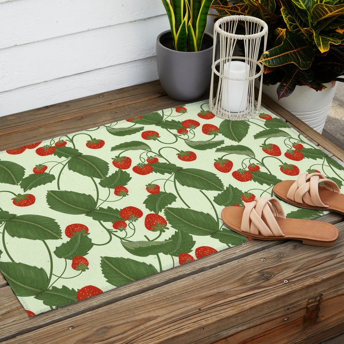 Strawberry Fields Outdoor Rug Gallery Image 2