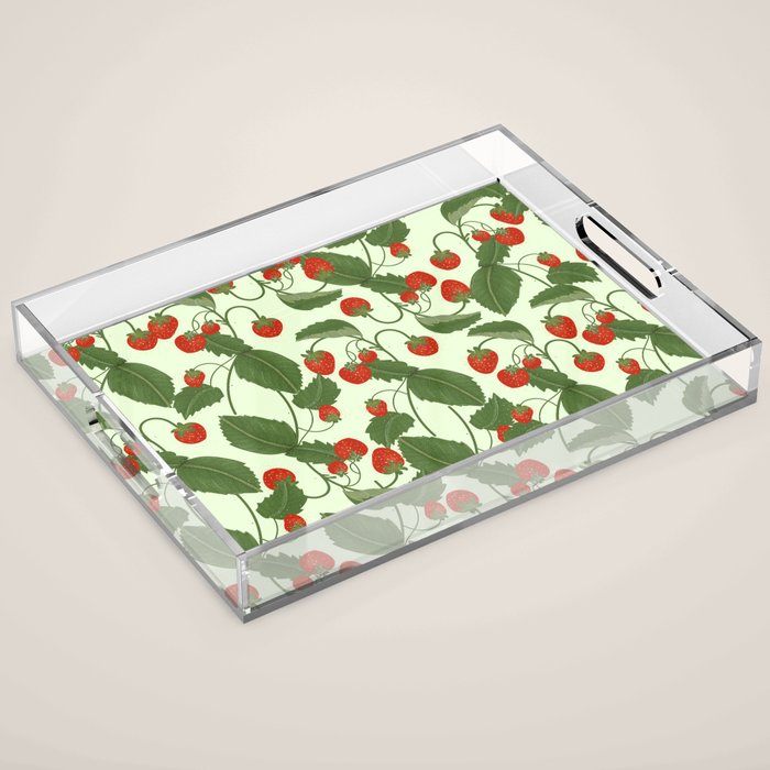 Strawberry Fields Acrylic Tray Gallery Image 1