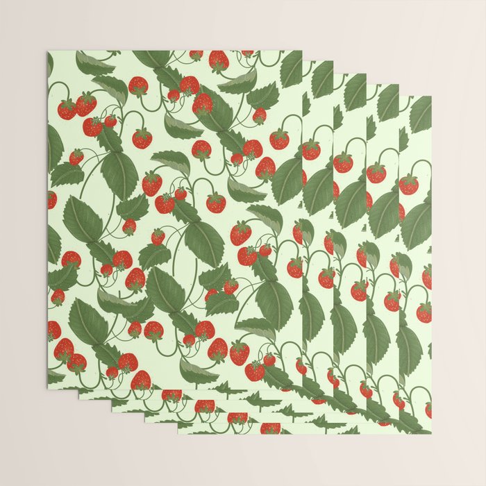 Strawberry Fields Wrapping Paper Gallery Image 3