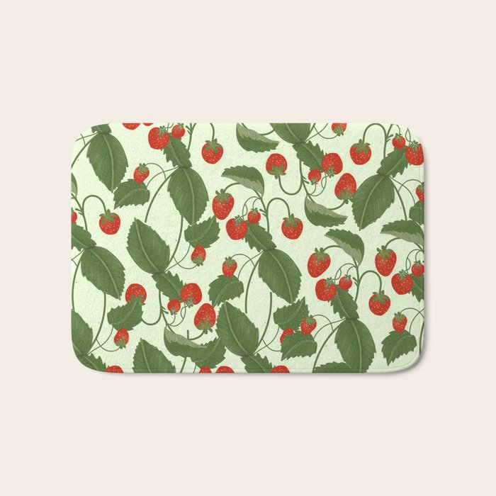 Strawberry Fields Bath Mat Gallery Image 1