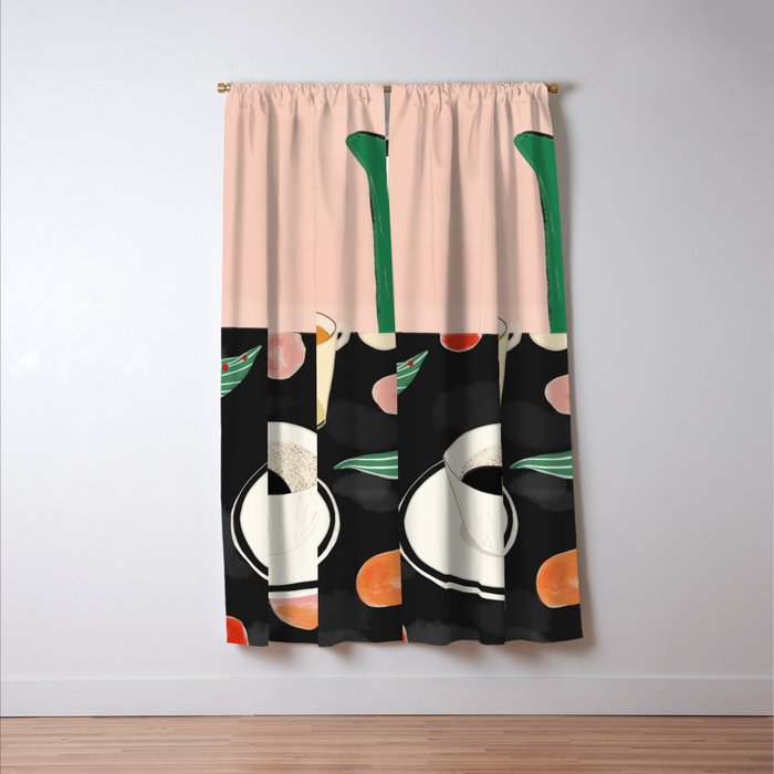 Morning Coffee Window Curtain Gallery Image 3