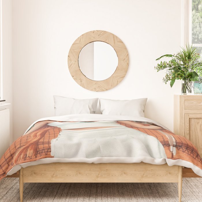 VENUS PLAYING TENNIS Duvet Cover Gallery Image 3