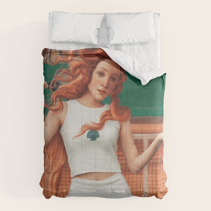 VENUS PLAYING TENNIS Comforter Gallery Image 1