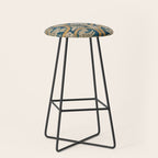 18th Century Spanish Textile Print Stool Gallery Image 1