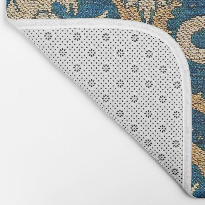 18th Century Spanish Textile Print Bath Mat Gallery Image 2