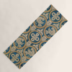 18th Century Spanish Textile Print Yoga Mat Gallery Image 1