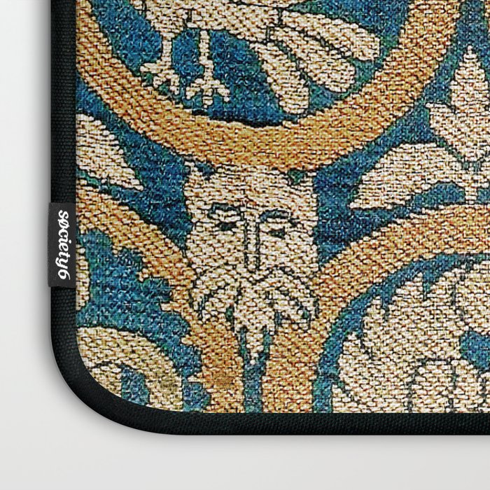 18th Century Spanish Textile Print Laptop Sleeve Gallery Image 3