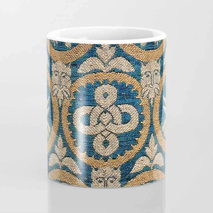 18th Century Spanish Textile Print Coffee Mug Gallery Image 4