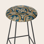 18th Century Spanish Textile Print Stool Gallery Image 2