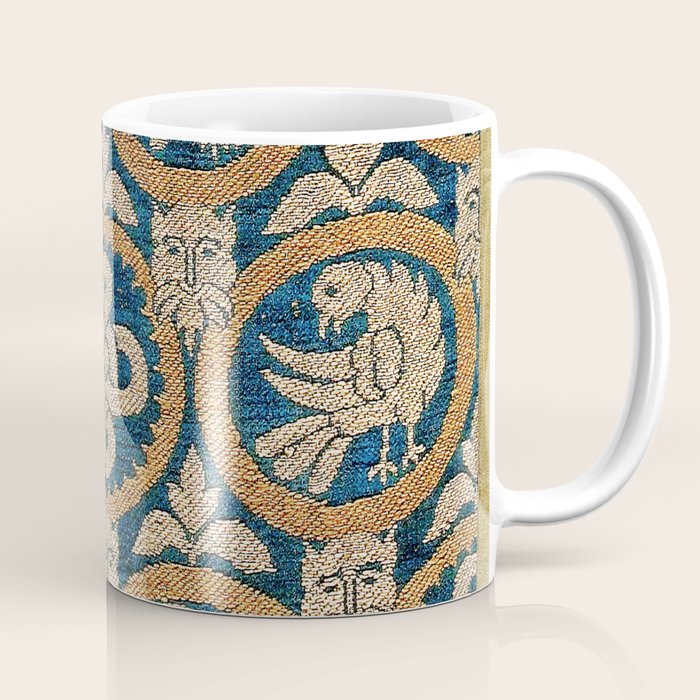 18th Century Spanish Textile Print Coffee Mug Gallery Image 1
