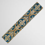 18th Century Spanish Textile Print Table Runner Gallery Image 3
