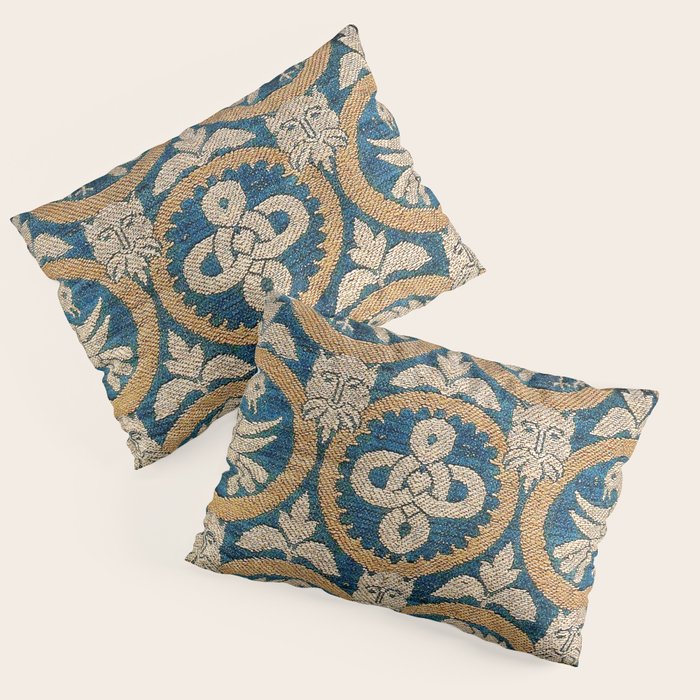 18th Century Spanish Textile Print Pillow Sham Gallery Image 3