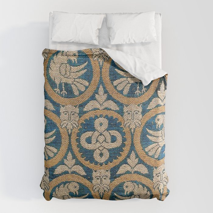 18th Century Spanish Textile Print Duvet Cover Gallery Image 6
