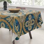 18th Century Spanish Textile Print Tablecloth Gallery Image 3