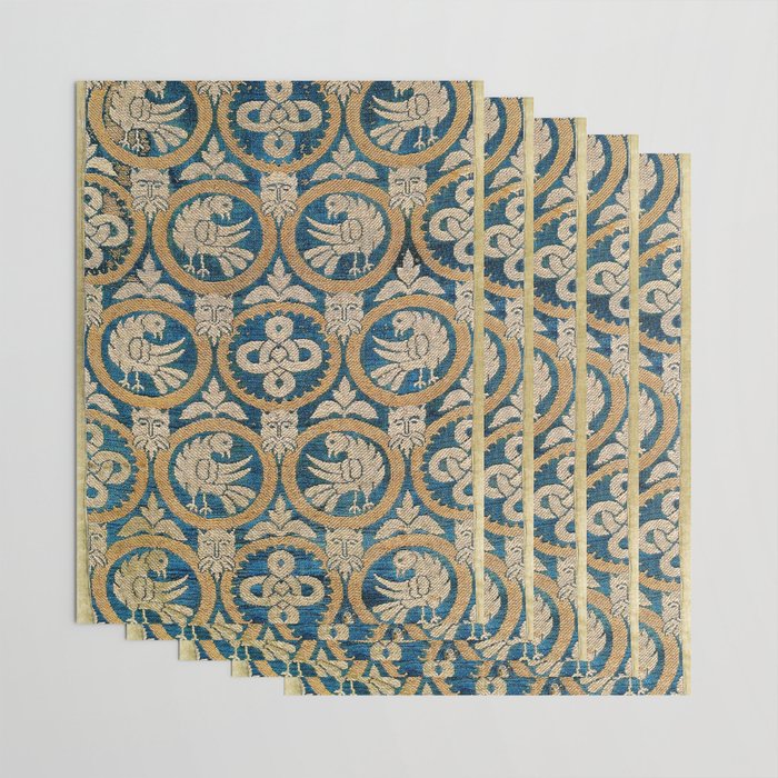 18th Century Spanish Textile Print Wrapping Paper Gallery Image 3