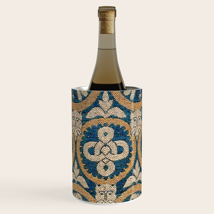 18th Century Spanish Textile Print Wine Chiller Gallery Image 1