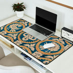 18th Century Spanish Textile Print Desk Mat Gallery Image 2