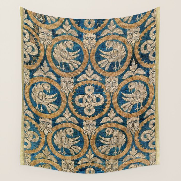 18th Century Spanish Textile Print Wall Tapestry Gallery Image 4