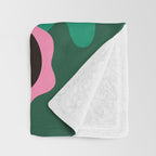 Colorful Abstract Sunflowers Throw Blanket Gallery Image 3