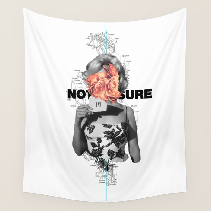 Not Sure About Anything Wall Tapestry Gallery Image 4