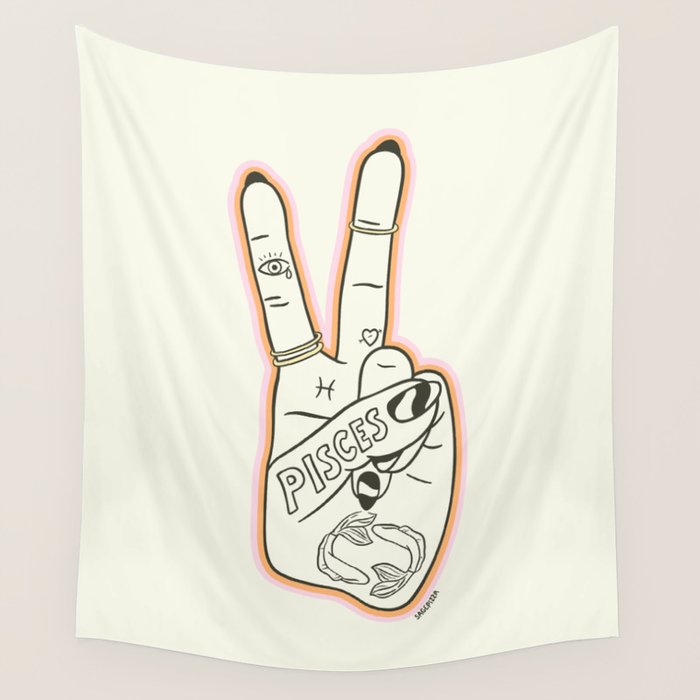 PISCES Wall Tapestry Gallery Image 1
