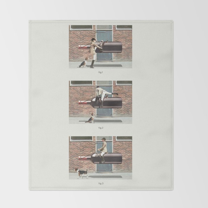 Eqwine Ride - A Wine Mount Throw Blanket Gallery Image 2