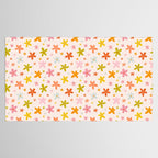 Rainbow Flower Print Tablecloth Gallery Image 2