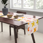 Rainbow Flower Print Table Runner Gallery Image 2