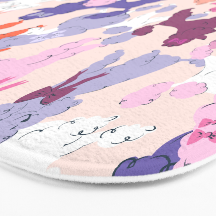 Oodles of Poodles Bath Mat Gallery Image 3