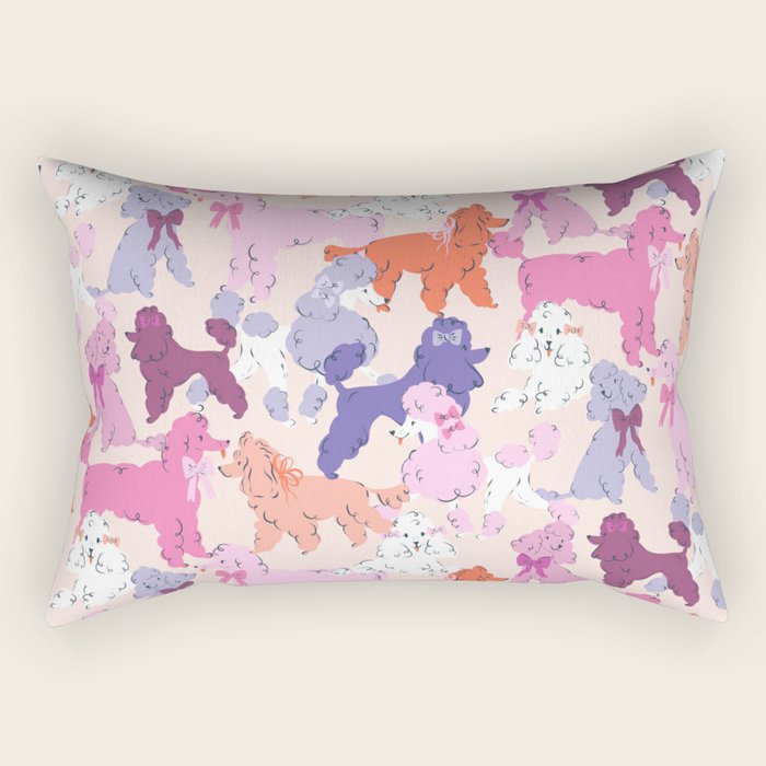 Oodles of Poodles Rectangular Pillow Gallery Image 1