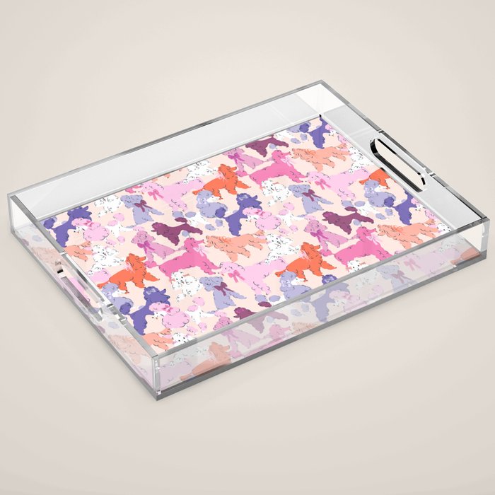Oodles of Poodles Acrylic Tray Gallery Image 1
