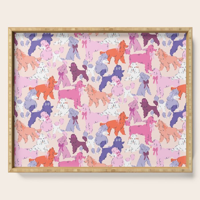 Oodles of Poodles Serving Tray Gallery Image 1