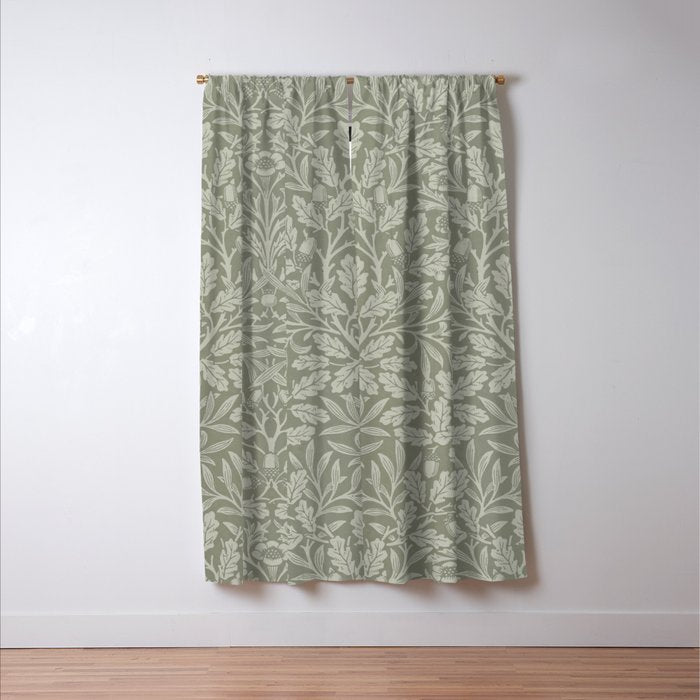 William Morris "Acorn" 6. Window Curtain Gallery Image 3